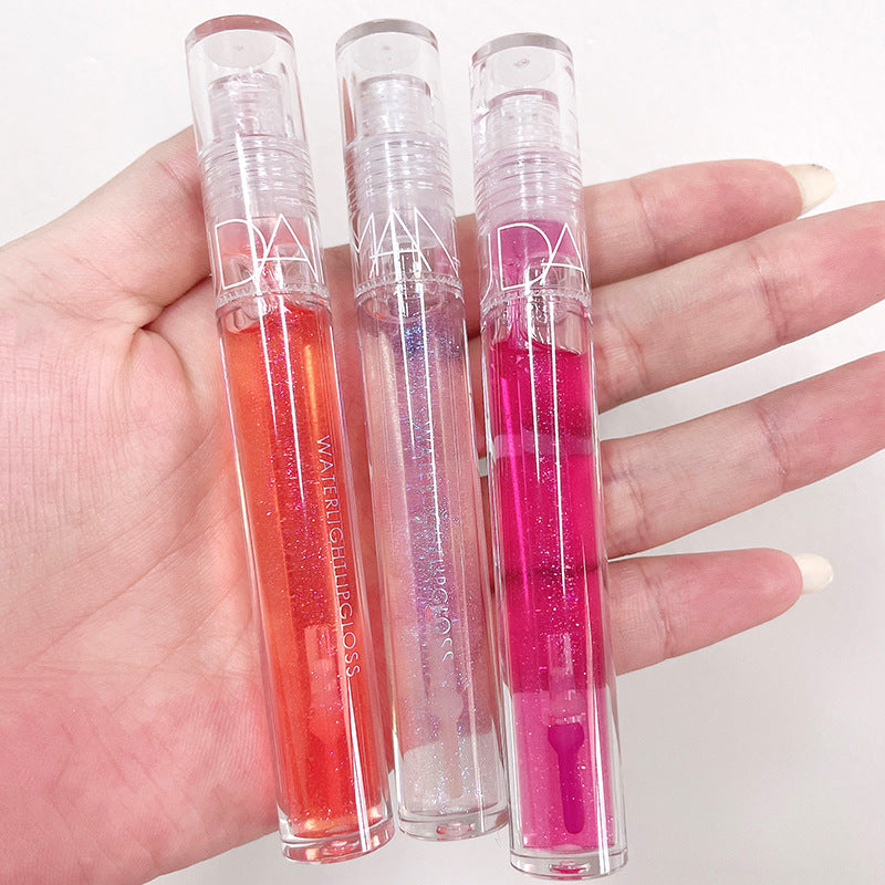 Non-Fading Glass Lip Mirror Glossy Lip Glaze